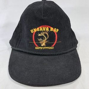 VTG UNGAVA BAY OUTFITTERS UNCAVA HAT CAP CORDUROY SNAPBACK ONE SIZE FITS MOST OS